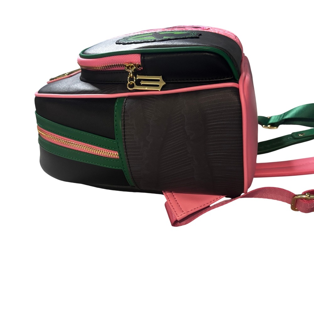 Loungefly Wicked Pink Green Colorblock Mini Backpack Elphaba Glinda Universal - Picture 3 of 7